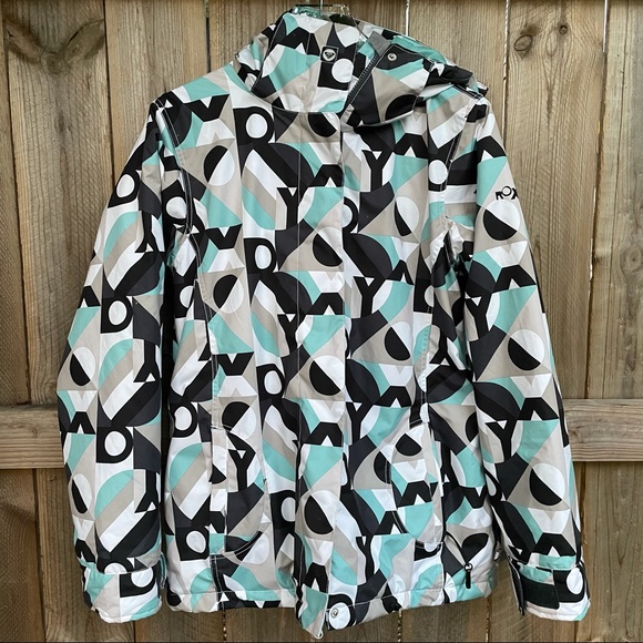 Roxy Jackets & Blazers - Roxy Coat parka ski large geometric snow